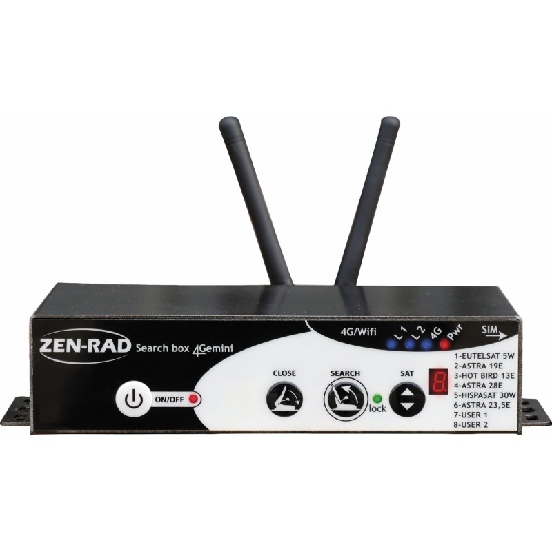 ANTENNE SATELLITE AUTOMATIQUE 4GEMINI 60 TWIN SEARCH BOX 4 GEMINI