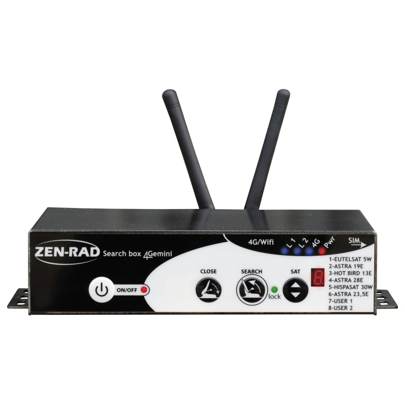 ANTENNE SATELLITE AUTOMATIQUE 4GEMINI 60  TWIN SEARCH BOX 4 GEMINI