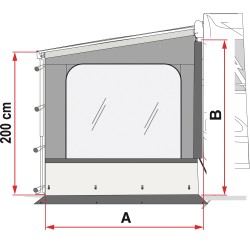 PAROI LATÉRALE SIDE W PRO F45 VW T5 - FIAMMA