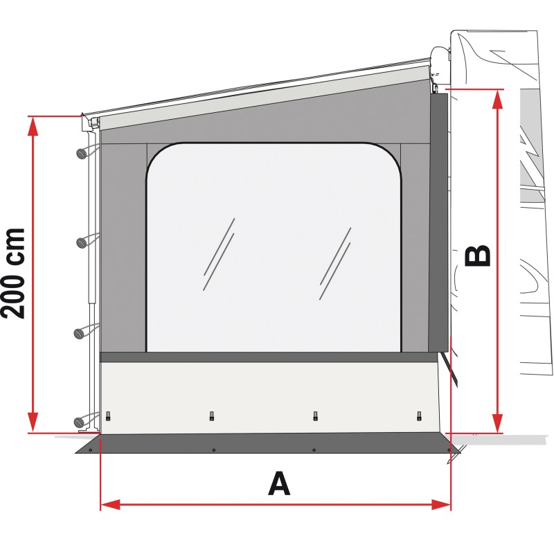 PAROI LATÉRALE SIDE W PRO F65 DUCATO - FIAMMA