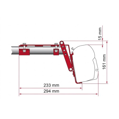 KIT F45 ROOF RAIL - FIAMMA