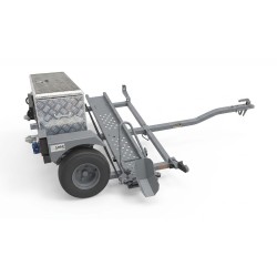 COFFRE ALU REMORQUE 123x38x38 - EASY LOAD