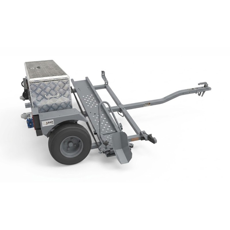 COFFRE ALU REMORQUE 123x38x38 - EASY LOAD