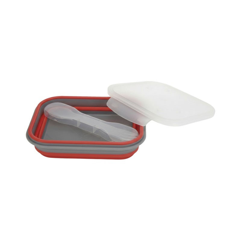 BOÎTE ALIMENTAIRE PLIABLE AVEC COUVERTS