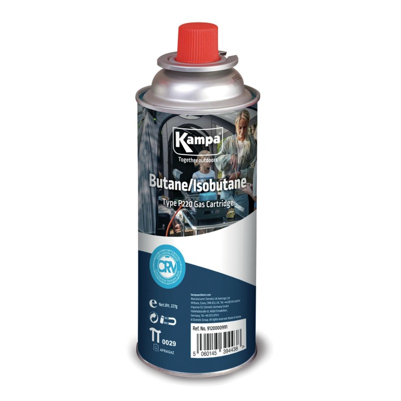 CARTOUCHE DE GAZ BUTANE P220 - KAMPA