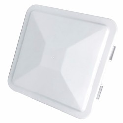 COUVERCLE LANTERNEAU THERMOFORM 400 X 400 BLANC