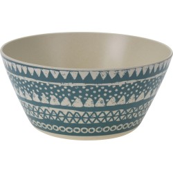 SALADIER DIAMETRE 24 X 11,5 CM BAMBOU MOSAIC MOTIFS ASSORTIS