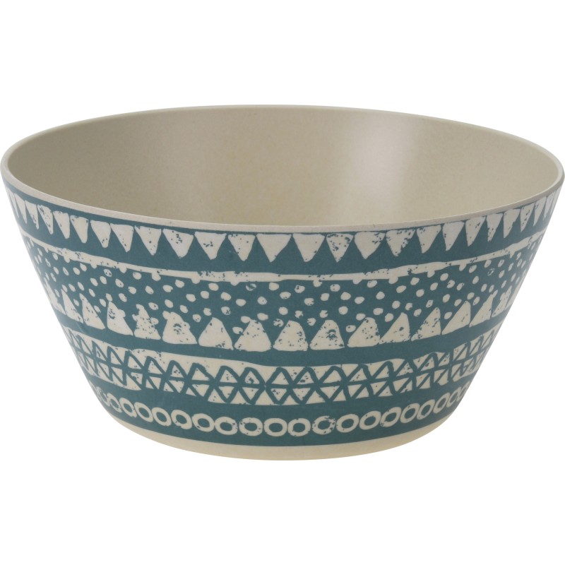SALADIER DIAMETRE 24 X 11,5 CM BAMBOU MOSAIC MOTIFS ASSORTIS