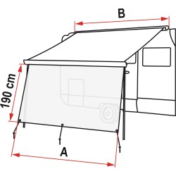 FACADE SUN VIEW XL 300 POUR STORE F45/F65 - FIAMMA