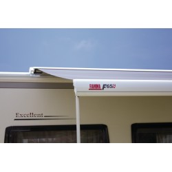 STORE F65S BOITIER BLANC TOILE BLEUE 3,40 X 2,50 - FIAMMA