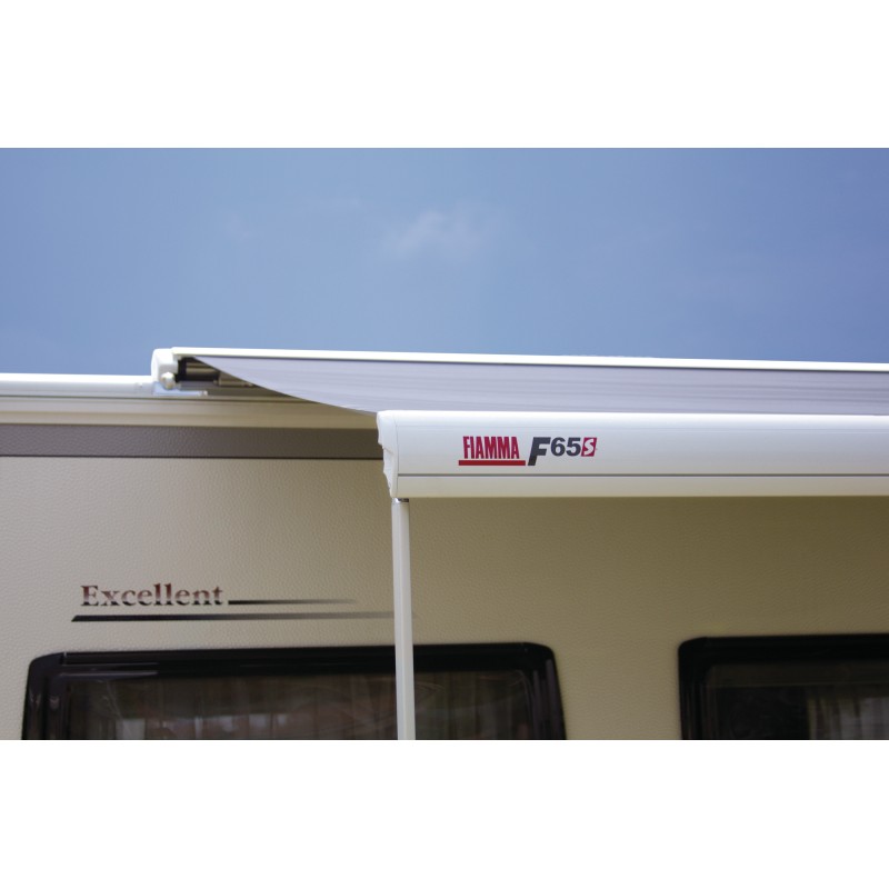 STORE F65S BOITIER BLANC TOILE BLEUE 3,40 X 2,50 - FIAMMA