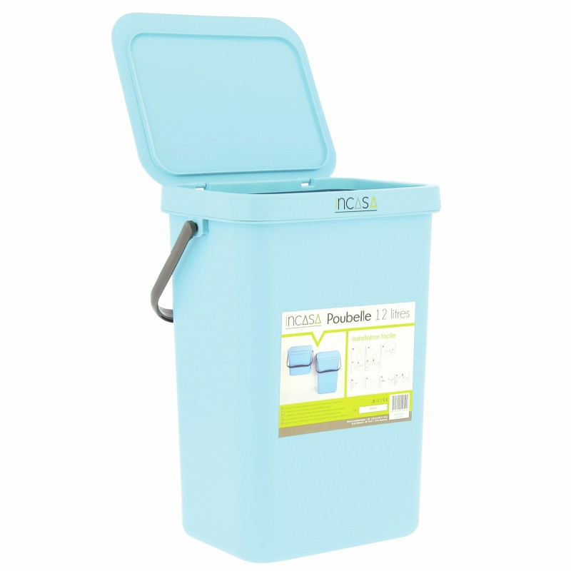 GRANDE POUBELLE BLEUE 12 LITRES INCASA