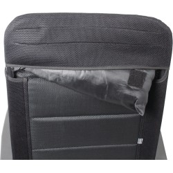 FAUTEUIL MATELASSE NOIR SKYE 3D - BRUNNER