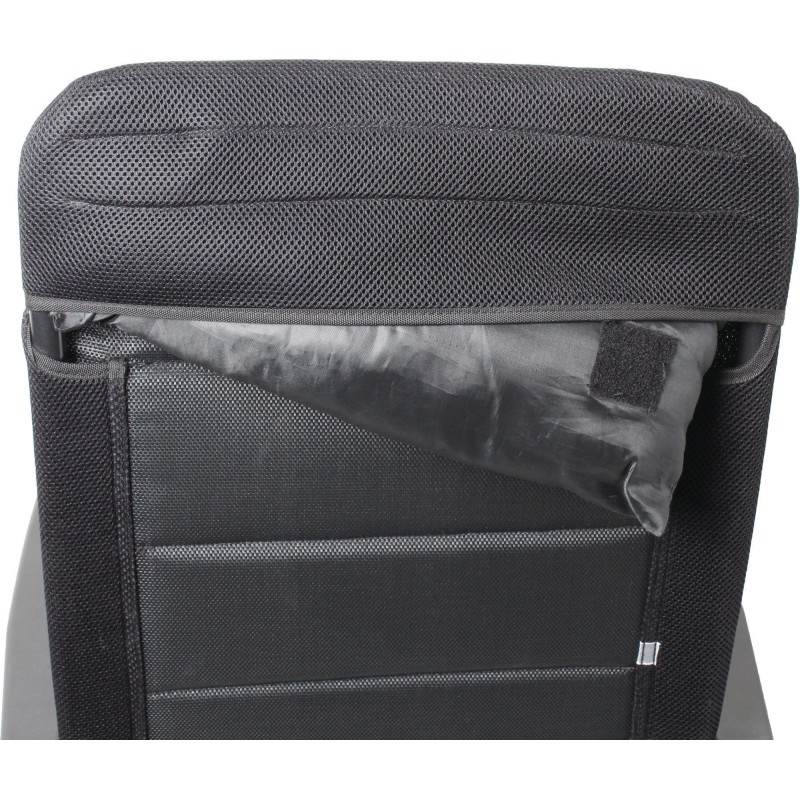 FAUTEUIL MATELASSE NOIR SKYE 3D - BRUNNER