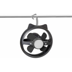 VENTILATEUR ET LAMPE À LED AVEC CROCHET ATMO RG - BRUNNER