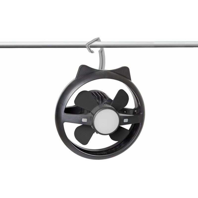VENTILATEUR ET LAMPE À LED AVEC CROCHET ATMO RG - BRUNNER