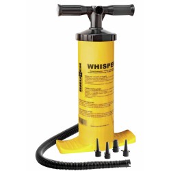 POMPE DE GONFLAGE MANUELLE WHISPER AVEC 4 EMBOUTS BRUNNER