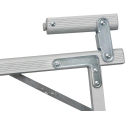 TABLE PLIANTE SILVER GAPLESS LEVEL PLAN ENROULABLE BRUNNER