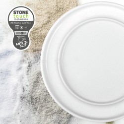 PACK VAISSELLE 6 IN 1 ODETTE BLANC 7 PIECES STONE TOUCH ANTIGLISSE BRUNNER