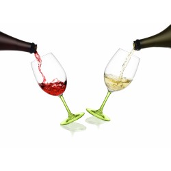 SET 4 VERRES A PIED ASSORTIS 60 CL WINEGLASS GLAMOUR BRUNNER