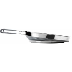 POELE PLIABLE VOLCANO FOLD-AWAY EN SILICONE ET INOX Ø 24 CM BRUNNER