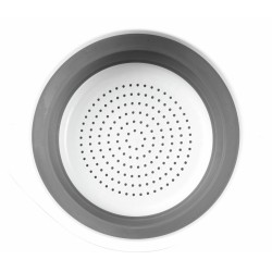 PASSOIRE PLIABLE COLANDER FOLD-AWAY GRIS BLANC Ø 22 CM BRUNNER