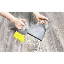 RAMASSE POUSSIERE COMPACT TIDY GRIS BRUNNER