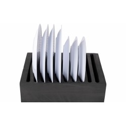 SUPPORT DE RANGEMENT EN MOUSSE SALVAR - 10 ASSIETTES BRUNNER