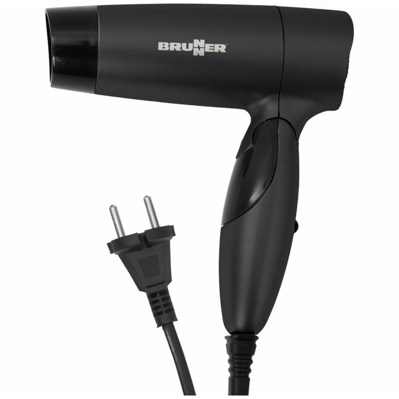 SECHE-CHEVEUX 220V 800W SCIROQUE 2.0 NOIR BRUNNER