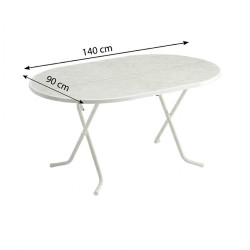 TABLE OVALE KENDJI 140X90 - MOOVE