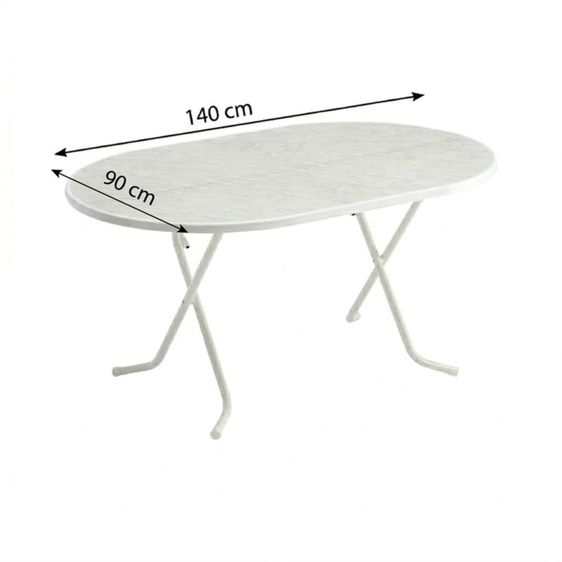 TABLE OVALE KENDJI 140X90 - MOOVE
