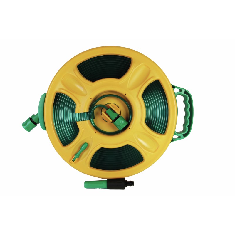 ENROULEUR TUYAU D'EAU PLAT 15 M