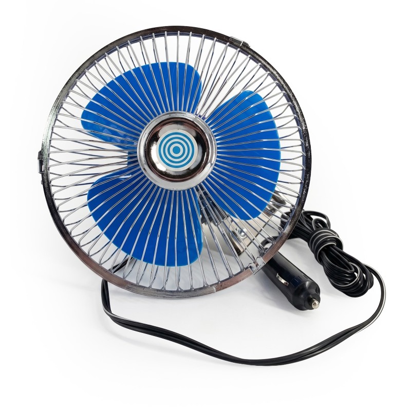VENTILATEUR 12 V LUXE METAL A FIXER