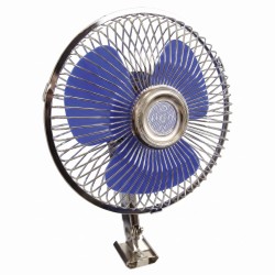 VENTILATEUR 12 V LUXE METAL A FIXER