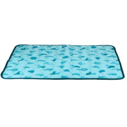 Tapis rafraichissant 62 x 50 cm pour animaux bleu