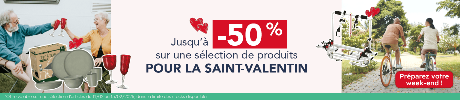 Profitez de la Saint Valentin en camping-car